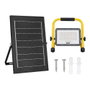 Edm Projecteur LED solaire de travail 4000 lm 6400 K lumière froide IP65 50W avec panneau solaire 8W et batterie 5000 mAh