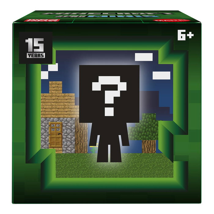 Mattel Minecraft Figuras Cabezas Minis Surtidas - Figurines Action Têtes Géantes à Assembler, Ensemble Assorti, Jeu de Construction, 6 ans et plus