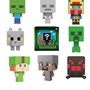 Mattel Minecraft Figuras Cabezas Minis Surtidas - Figurines Action Têtes Géantes à Assembler, Ensemble Assorti, Jeu de Construction, 6 ans et plus