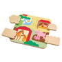 Fisher-Price Plateau d'activités en bois Animaux de la ferme