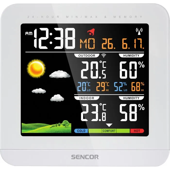 Sencor SWS 5600 Station météo avec capteur sans fil Blanc Sencor SWS 5600 Station météo avec capteur sans fil Blanc