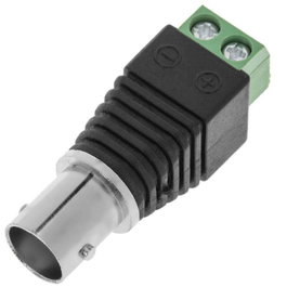 Noname Connecteur BNC femelle vers bornier amovible à 2 broches