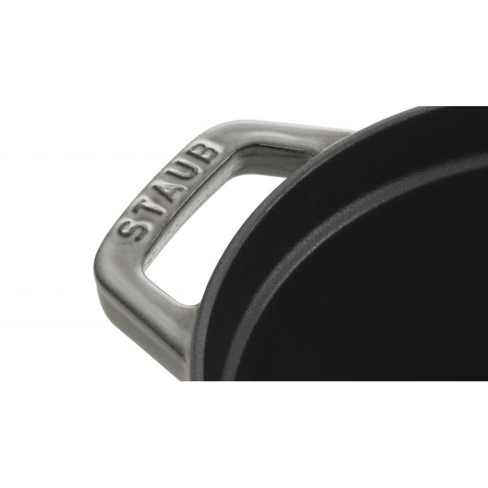 Staub Cocotte Rôtissoire ovale 27 cm grise 40500-276-0