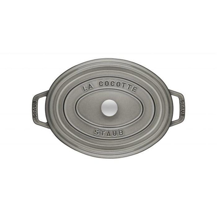 Staub Cocotte Rôtissoire ovale 27 cm grise 40500-276-0