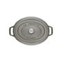 Staub Cocotte Rôtissoire ovale 27 cm grise 40500-276-0