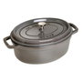 Staub Cocotte Rôtissoire ovale 27 cm grise 40500-276-0