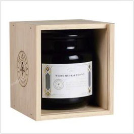 CERABELLA Bougie en pot Apotemp White Musk-Peony avec boîte