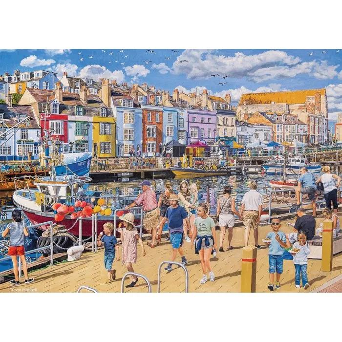 Jumbo Puzzle Falcon Weymouth Harbour 1000 pièces