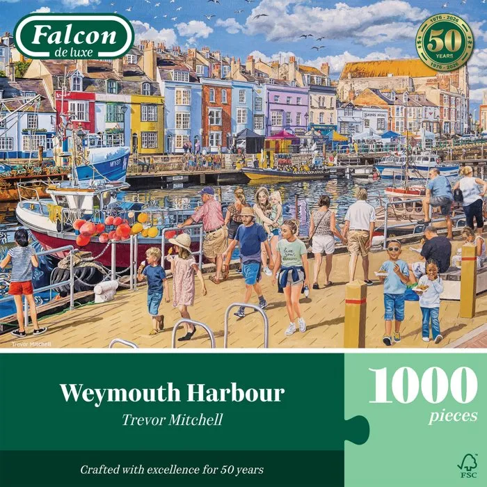 Jumbo Puzzle Falcon Weymouth Harbour 1000 pièces