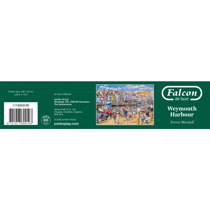 Jumbo Puzzle Falcon Weymouth Harbour 1000 pièces