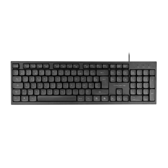 Tacens Anima AK02Fr Clavier Français Compact Silencieux USB SmartKey Copilot AI Noir Tacens Anima AK02Fr Clavier Français Compact Silencieux USB SmartKey Copilot AI Noir