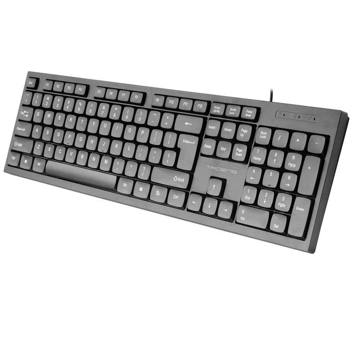 Tacens Anima AK02Fr Clavier Français Compact Silencieux USB SmartKey Copilot AI Noir Tacens Anima AK02Fr Clavier Français Compact Silencieux USB SmartKey Copilot AI Noir