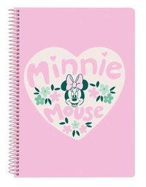 Safta Carnet A5 80 pages couverture rigide Minnie Mouse Minty 15,5x22 cm