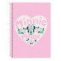 Reliure à anneaux Minnie Mouse Minty Rose 15.5 x 22 x 1 cm