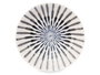Vessia Assiette Creuse Porcelaine 21,6 cm Rayure Bleue (Set de 24)