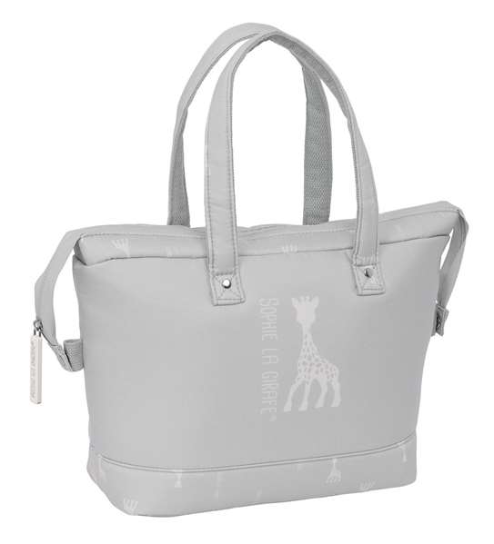 Safta Necessaire de voyage grand avec poignees recto verso et repose Sophie la Girafe Mum, 27x24.5x12.5 cm