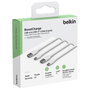 Belkin Pack de 2 câbles BoostCharge USB-C vers USB-A, 1m, blanc