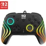 Turtle Beach Afterglow Wave - Manette Gaming Filaire RGB - Nintendo Switch 2 - Noir