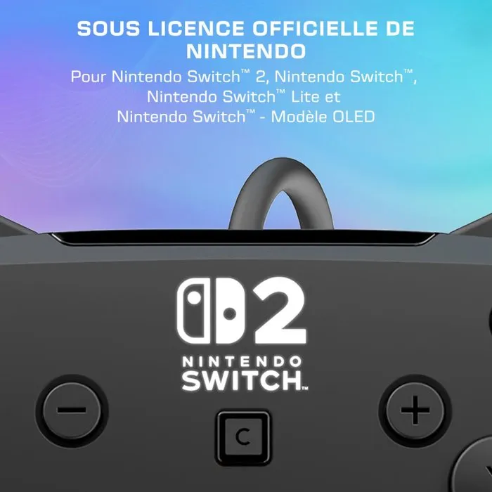 Turtle Beach Afterglow Wave - Manette Gaming Filaire RGB - Nintendo Switch 2 - Noir Turtle Beach Afterglow Wave - Manette Gaming Filaire RGB - Nintendo Switch 2 - Noir