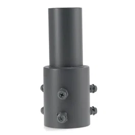 Adaptateur de colonne de lampadaire pour poteau Ø80 mm vers luminaire Ø60 mm - Réducteur en aluminium/acier pour éclairage public et extérieur