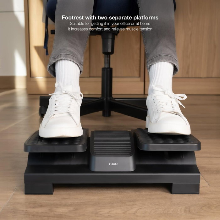 Repose-pied Ergonomique TooQ TQFR0605-B Noir