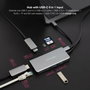 Hub USB NANOCABLE 10.16.1009 Gris 100 W 50 W