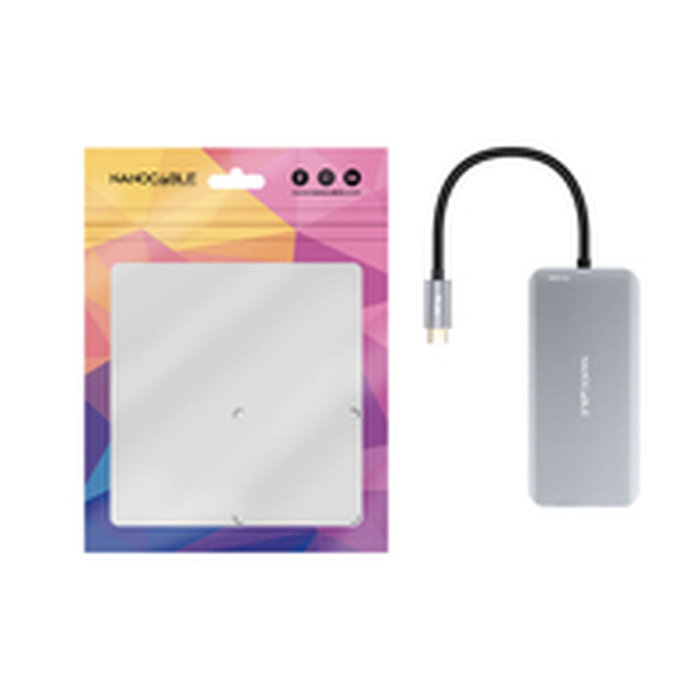 Hub USB NANOCABLE 10.16.1009 Gris 100 W 50 W