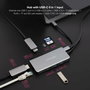 Hub USB NANOCABLE 10.16.1009 Gris 100 W 50 W