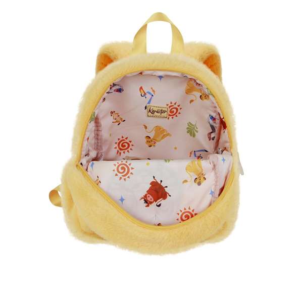 Karactermania Mochila Plush El Rey Leon - Mochila Peluche Le Roi Lion - 30x25x15cm - Polyester - Sac à dos enfant
