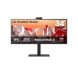 LG Ultrawide 34BA85QE-B.AEU - Moniteur 34" incurvé WQHD IPS 60Hz HDR10 USB-C KVM
