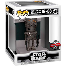 FUNKO Figura POP Deluxe Star Wars Bounty Hunters IG-88 Exclusive