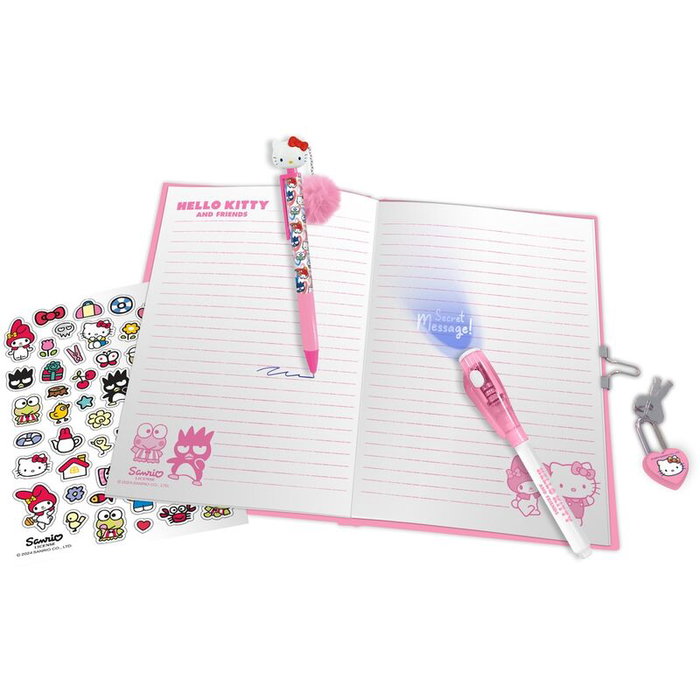 Hello Kitty - Journal avec stylo magique et stylo effaceur - Format 25,5x20,5 cm - Marque: Kids Licensing Hello Kitty - Journal avec stylo magique et stylo effaceur - Format 25,5x20,5 cm - Marque: Kids Licensing