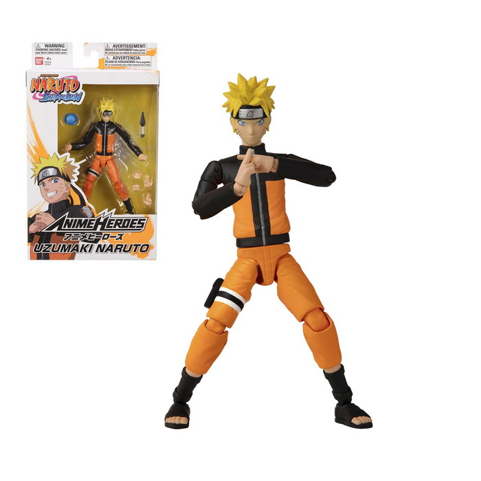 Bandai Figurine Anime Heroes Naruto Uzumaki 17 cm Bandai Figurine Anime Heroes Naruto Uzumaki 17 cm