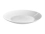 Vivalto Assiette Plate Lisse Opal 25 cm Blanc Lavable au Lave-Vaisselle et Micro-Ondes (Set de 24)