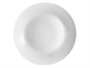 Vivalto Assiette Plate Lisse Opal 25 cm Blanc Lavable au Lave-Vaisselle et Micro-Ondes (Set de 24)