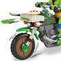Famosa - Figurine Tortues Ninja avec Véhicule (Moto Sidecar ou Moto de Bataille) 33x19 cm - Modèles assortis - Plastique - Turtle Power