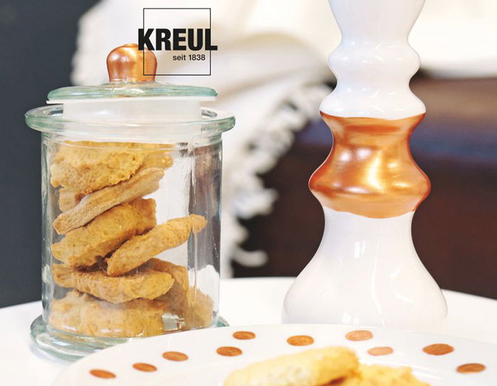 Kreul Peinture Verre et Porcelaine Classic Métallique Champagne 20ml