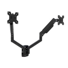 Tooq LP1434TNR-B Support Mural pour Moniteur VESA 75x100, Bras Articulé à Gaz pour Écrans 13-34 pouces, Capacité 10kg