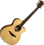LAG Guitare Acoustique Auditorium Cutaway Tramontane 318 A/E Table Engelmann Massif Ovangkol Naturelle