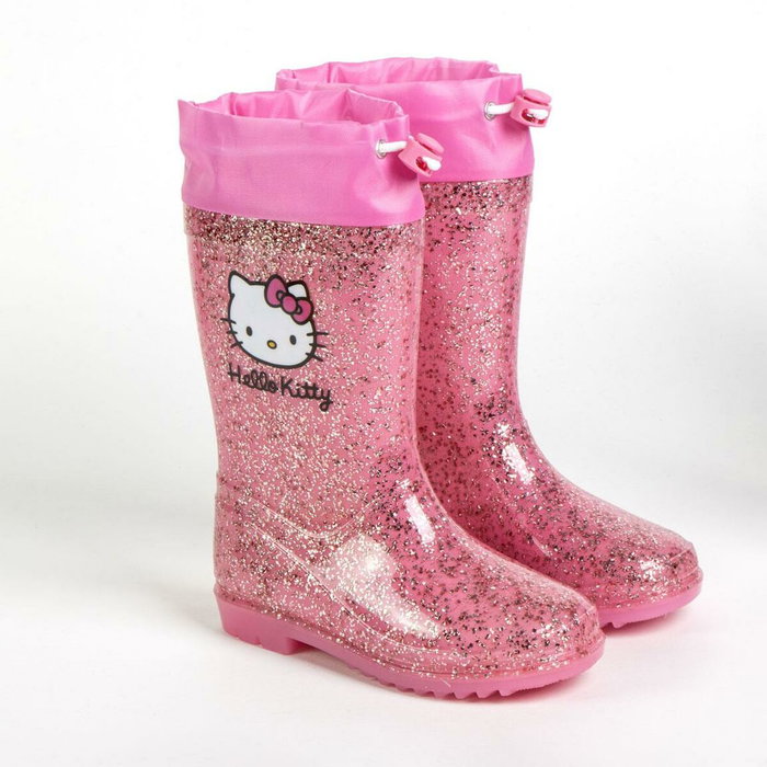 Hello Kitty Bottes de pluie en PVC Fuchsia Taille 26