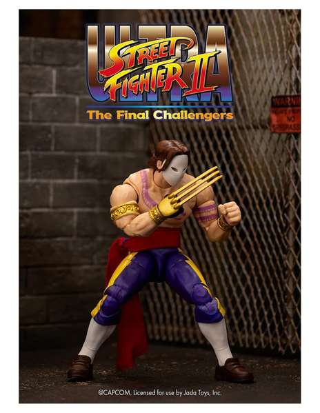 Vega Figurine Street Fighter II Vega 15 cm avec accessoires