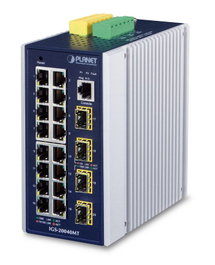 Planet IGS-20040MT Commutateur industriel géré L2+ 16 ports 10/100/1000T et 4 ports SFP