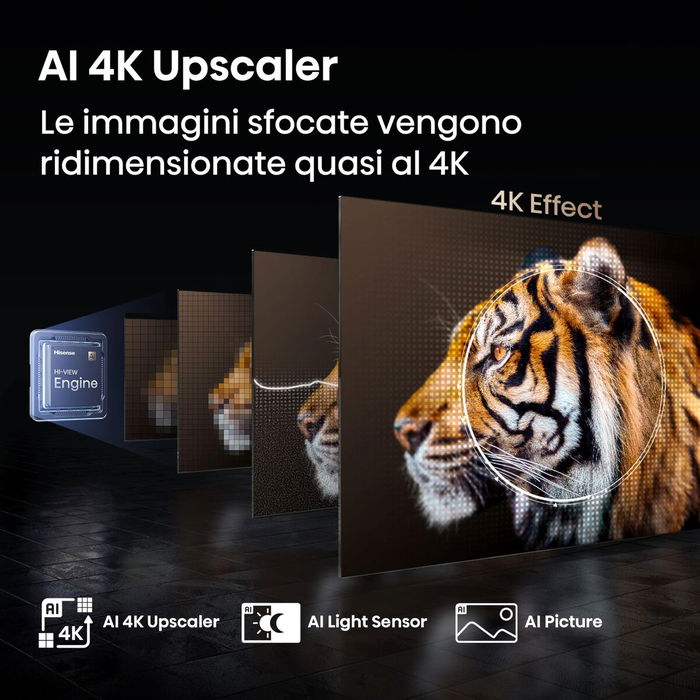 TV intelligente Hisense 85E7Q PRO 4K Ultra HD 85" HDR QLED