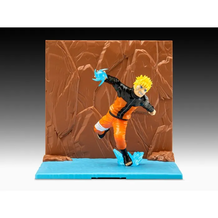 Revell - Maquette à construire Click System Naruto Uzumaki - Pièces pré-peintes et assemblage sans colle - Pour fans d'anime et débutants