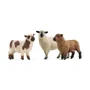 Schleich 42660 Figurine Trio de Moutons Farm World pour Enfants, 5 * 19 * 11 cm