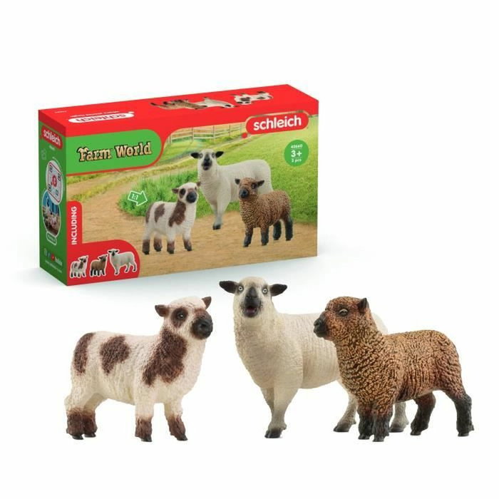 Schleich Trio de moutons FARM WORLD 42660 Schleich Trio de moutons FARM WORLD 42660