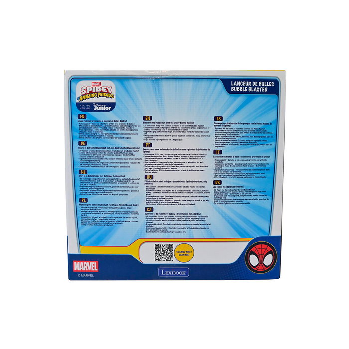 LEXIBOOK Pistolet à bulles Spider-Man PRB30SP LEXIBOOK Pistolet à bulles Spider-Man PRB30SP