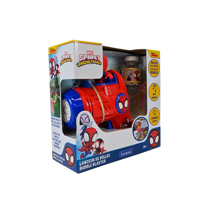 LEXIBOOK Pistolet à bulles Spider-Man PRB30SP LEXIBOOK Pistolet à bulles Spider-Man PRB30SP
