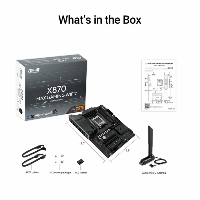 Carte Mère Asus 90MB1LY0-M0EAY0 AMD X870 AMD AM5 Carte Mère Asus 90MB1LY0-M0EAY0 AMD X870 AMD AM5