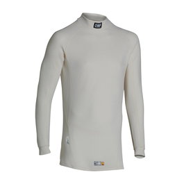 Omp T-Shirt Intérieur Ignifuge FIA 8856-2018 Blanc XXL OMPIE0-0771-A01-020-XXL